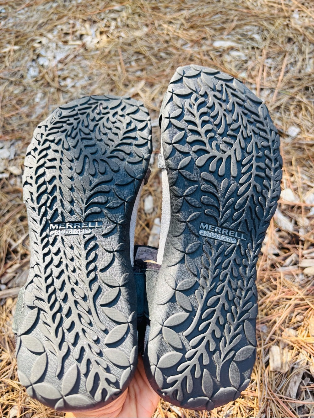 Merrell Terran Cross 11 Cross Black and Silver Strappy Comfort Sandals size 8 - Picture 3 of 14